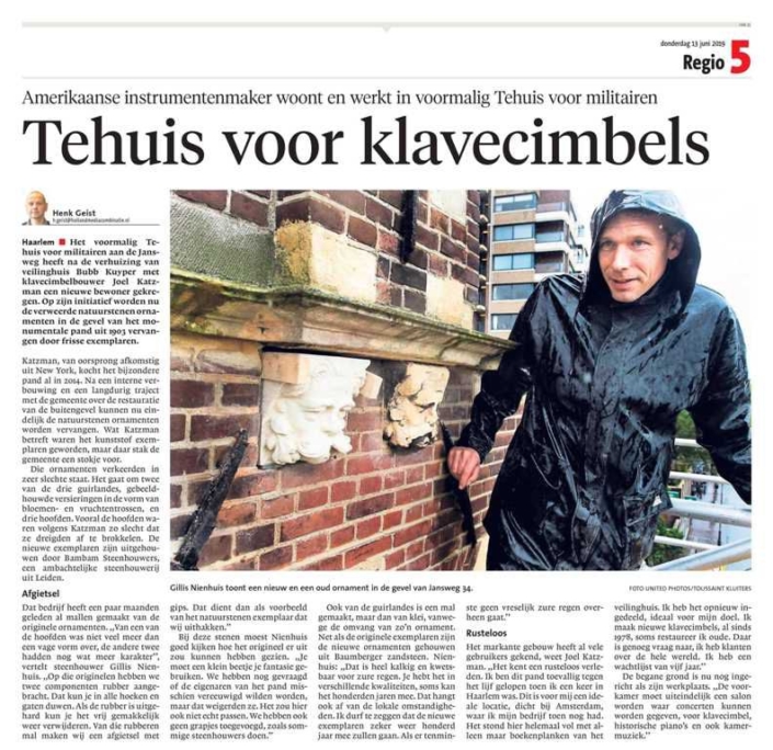 Haarlems Dagblad - Jansweg Haarlem